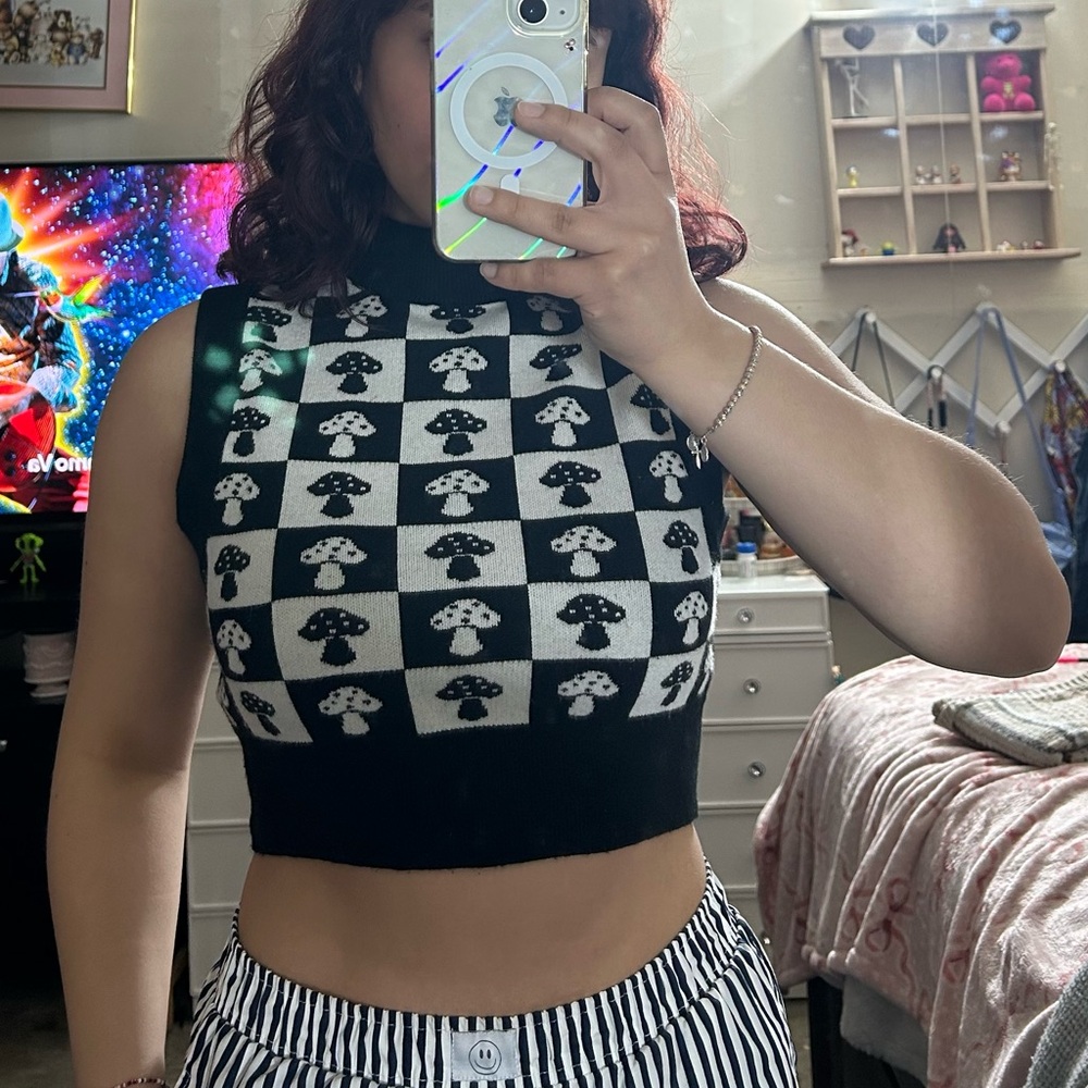 Forever 21 mushroom vest
